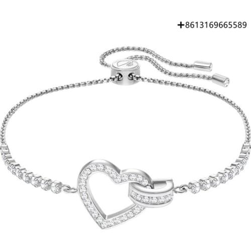 HERO Original Copy High Quality 1:1 SWA Multi-Color Love Double Buckle Gold-Plated Shrink Bracelet With Logo Envelope Mail