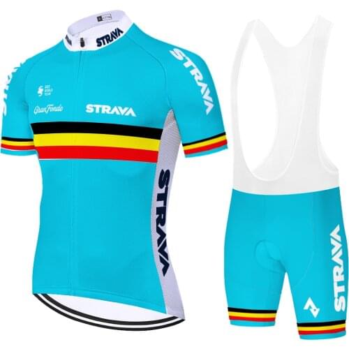 Conjunto ciclismo maillot cyclisme 2021 Belgium strava New Shirt Bike jersey bretelle ciclismo fietskleding комплекты одежды