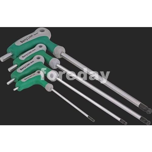8PCS M2-M10 M2 M3 M4 M5 M6 M8 M10 T-Handle Hex Allen Keys Metric Wrench 2MM 2.5MM 3MM 4MM 5MM 6MM 8MM 10mm Ball end *BT786-794