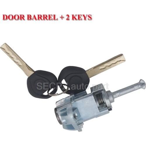 Door Lock Key Set 51217019975 Car Front Left for BMW E46 3 Series 2001-2006 WITH 2 KEYS