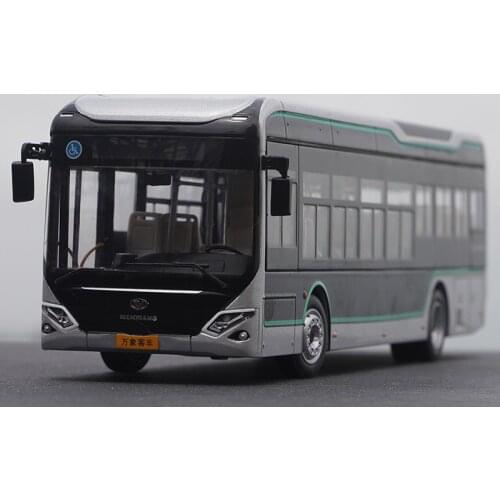 New 1:43 Scale Diecast Alloy New Energy Pure Electric Bus Shanghai Bus Model Collection Souvenir Fan Gift Vehicle Model Toy