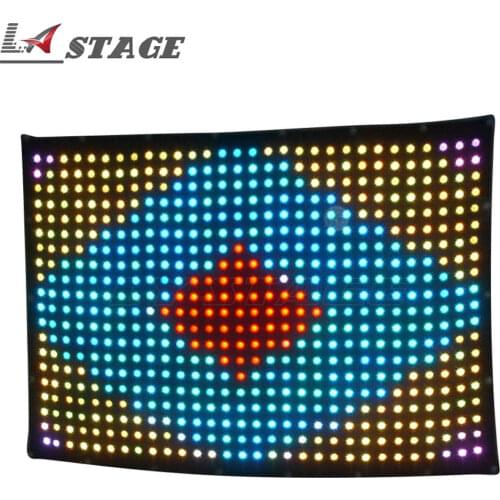P10 1M*2M LED Video Curtain DJ Lights Dmx Night Club Lights Disco Stage Light DJ Booth