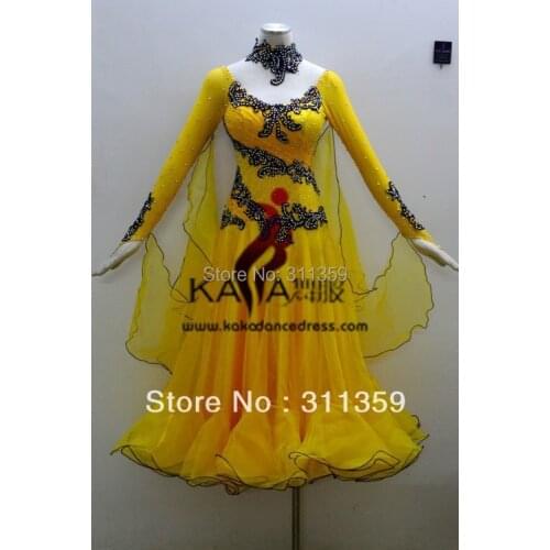 KAKA DANCE B1364,Competition Ballroom Standard Dance Dress,Waltz Dance Competition Dresses,Women,Girl,Ballroom Dance Dress