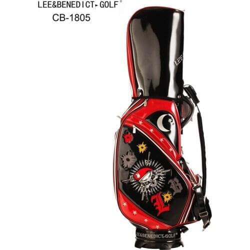 Conjunto Completo de Golfe Stand Bag Dos Homens à prova d' água Anti-Fricção Pacote Pessoal De Golfe Saco Caddy de Golfe Carrinh