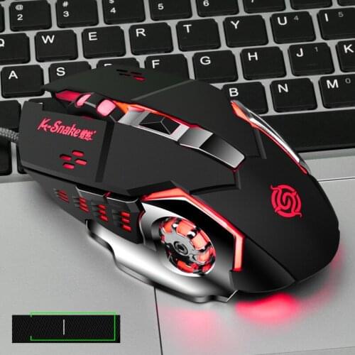 Drop Ship Hot Selling Viper Competition Q5 USB Wired 4 Grades DPI 1200/1600/2400/3200 6 Buttons Online Games Competitive Mouse