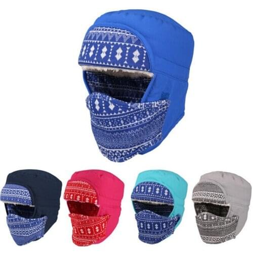 Bomber Hats Russian Ushanka Earflap Cossack Cold Mask Mens Winter Hats Ear Flaps WomenS Winter Trapper Aviator Cap Snow