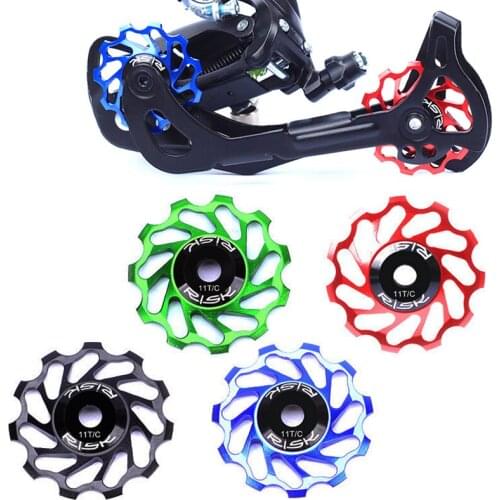 Cycling MTB Mountain Road Bike Bicycle 11T Rear Derailleur Jockey Wheel Tension Guide Pulley Ceramic Bearing Aluminum Alloy