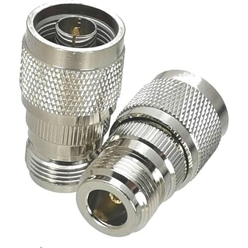 10Pcs N Male Plug to N Female Jack RF Adapter Connector Coaxial High Quanlity Brass 50ohm