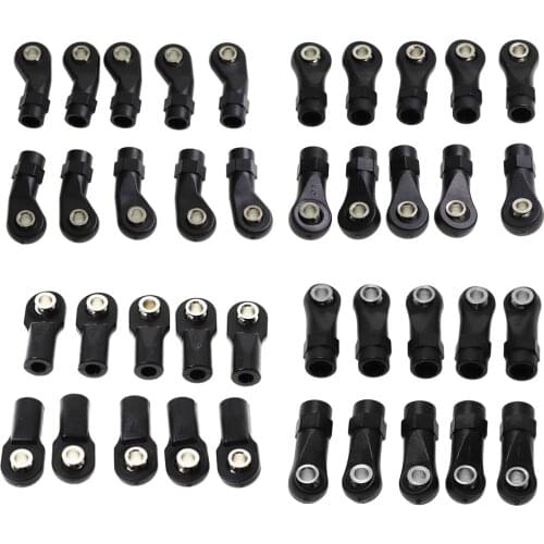 10x Tie Push Link Rod End Joint Ball Head Holder for 1/8 1/10 RC Truck