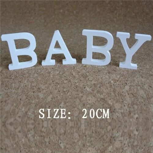 20cm White Letter Digital Home Decoration Wedding Decoration Christmas Gifts Birthday Gifts