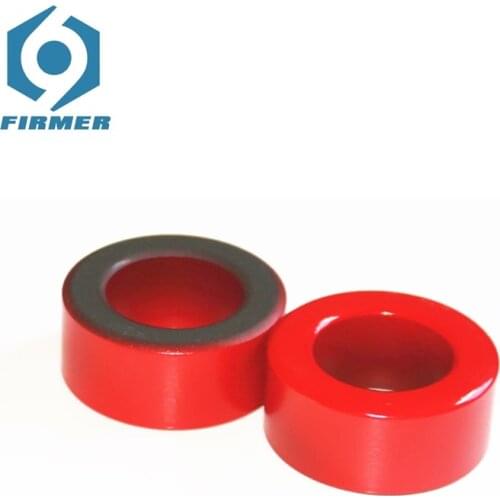 57.2*35.7*25.4mm/ OD*ID*H 10pcs Toroid Ferrite Core Toroidal Core Ferrite Chokes Ring Iron Powder Inductor Ferrite Ring Red Grey