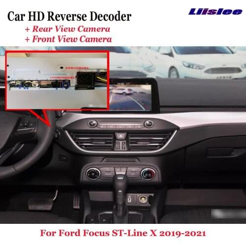 Car DVR Rearview Front Camera Reverse Image Decoder For Ford Focus ST-Line X 2019-2021 Original Screen Upgrade