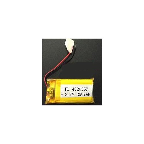 Free shipping 3pcs/lot 402035 3.7V 250mah polymer lithium battery 402035P li-po for bluetooth headset with high capacity