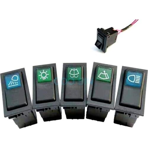 For CATERPILLAR CAT HITACHI ZX DAEWOO DOOSAN DH DX SANY SY LIUGONG CLG KOBELCO SK XCMG Excavator headlight wiper light switch