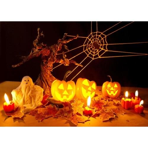 Halloween pumpkin ghost photography background studio photography background