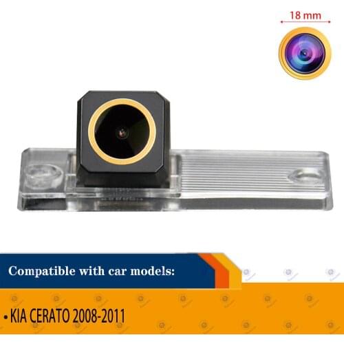 HD 1280x720p Golden Camera for KIA CERATO 2008-2011 Car Camera Rear View Reversing Backup Camera Night Vision Camera