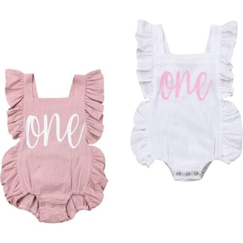 Newborn Infant Baby Girl Princess Romper Outfit Playsuit Clothes Toddler Kids Summer Rompers Sunsuit Jumpsuit Clothes Tops