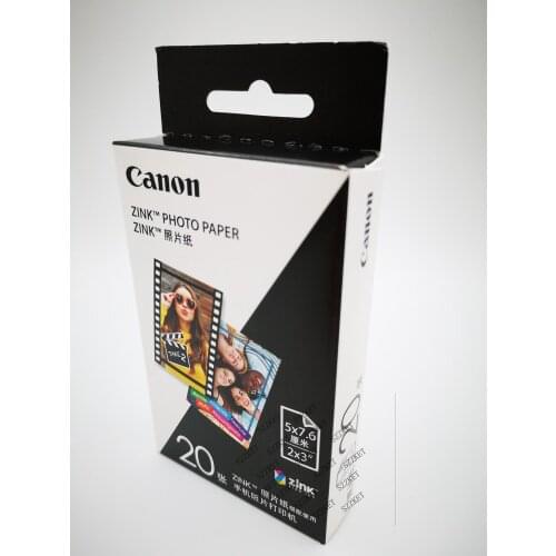 Instant color PV-123 special photo paper original 3 inch photo paper adhesive ZP-2030 card wallet for PV123 photo printer