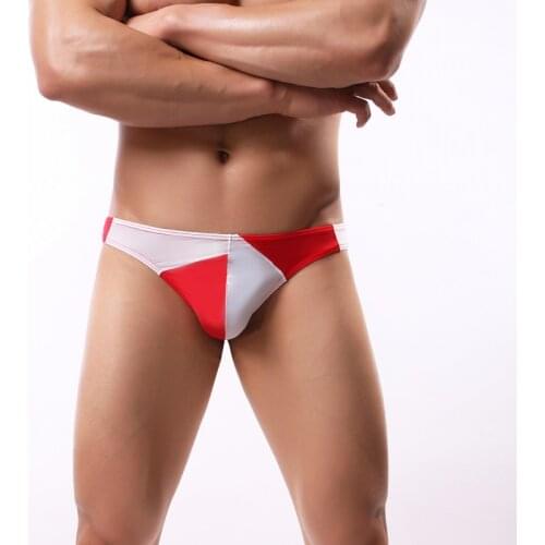 Mens Thongs G Strings Sexy Ultra-thin Ice Silk Seamless Underwear Penis Pouch Panties Bikini Jockstrap T-back Thongs Cueca Tanga