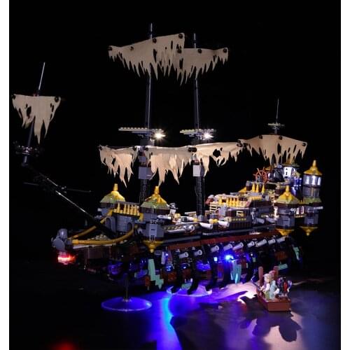 Led Lighting Kit for 71042 The Silent Mary Boat building block model kids Toys (LED Lighting set only, No Blocks)