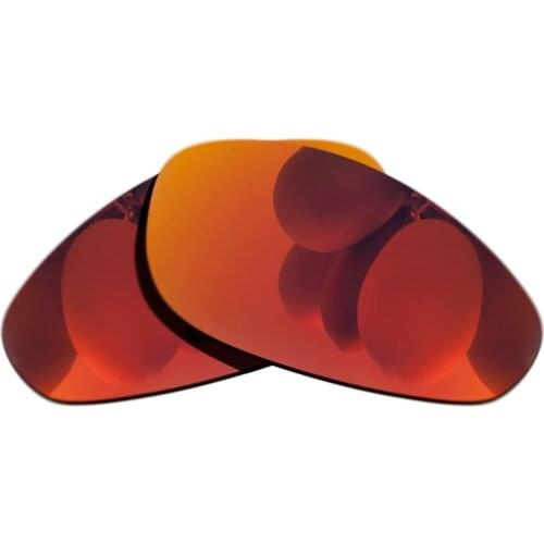Polarized Sunglasses Replacement Lenses for-Straight Jacket 1999 Frame - Fire Red
