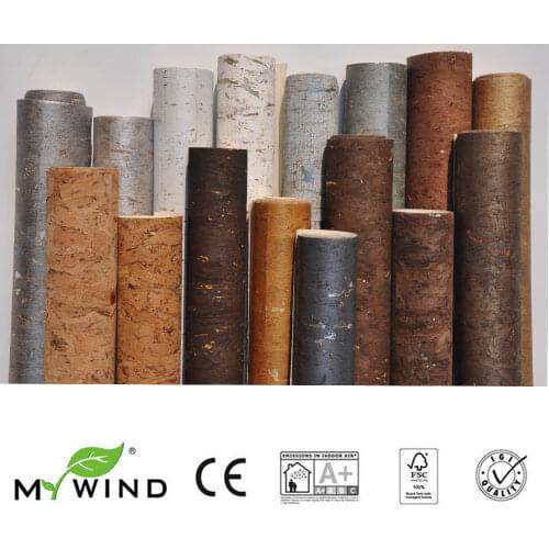 MY WIND Cork Sample 18x10cm Luxury Real Natural Material More Color Safety 3d Wallpaper In For Home Decor
