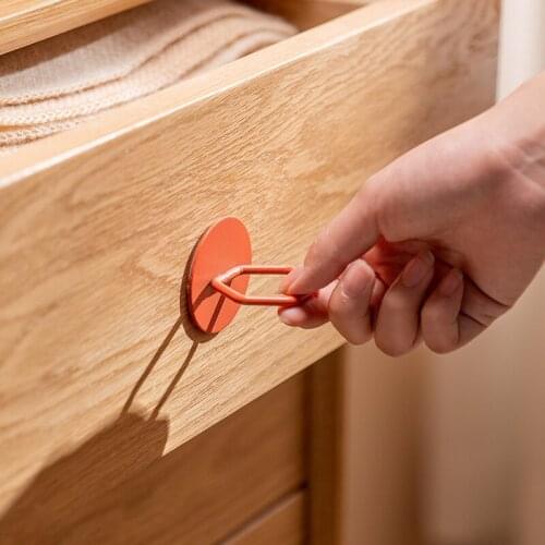 Sliding Door Handle Window Adhesive Auxiliary Handle Kitchen Cupboard Cabinet Door Pulls Punch Free Drawer Knobs Home Decor