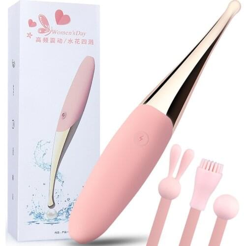 Clitoral Stimulator Female G-spot Masturbator Vibrating Massage Stick Climax AV Adult Products