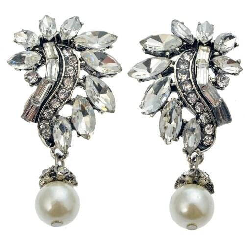 Earrings women earrings With Pearl Cubic Zirconia Earrings style different beautiful ambitious 2021