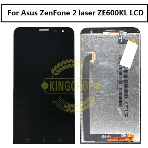 6" For Asus ZenFone 2 Laser ZE600KL LCD with frame Display Matrix + Touch Screen Digitizer Full Assembly ZE600KL Z00MD