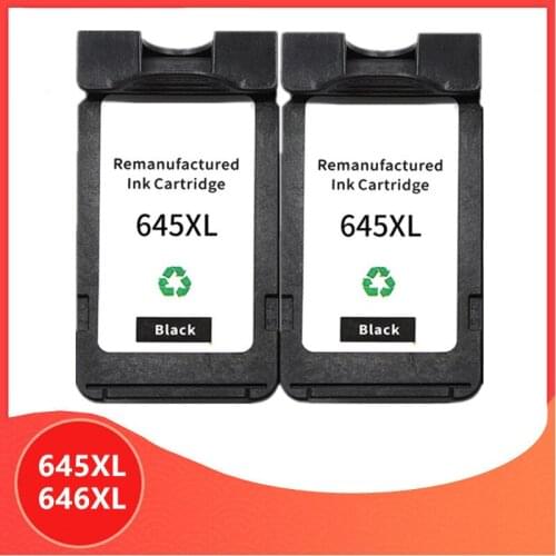 2Pack Black PG645 CL646 XL ink cartridge replacement for Canon PG-645 CL-646 PG 645 CL 646 Pixma MG2460 MG2560 MG2960 MG2965