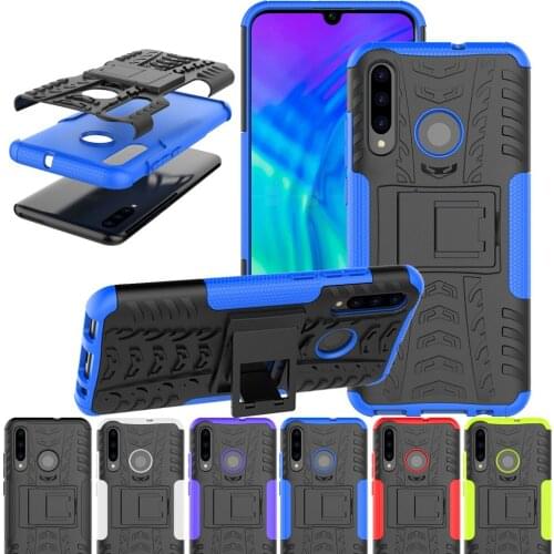 For Honor 20/20 Lite Case Hybrid TPU Armor Silicone Rubber Hard Case Hard Back Cover Shockproof Impact Case