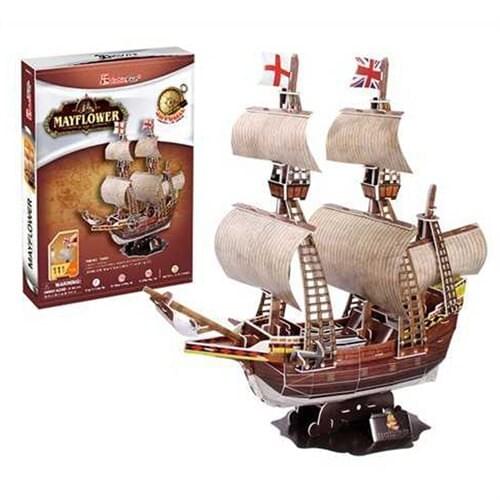 Cubic Fun May Flower Ship (3D Puzzle)