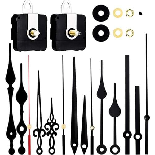 Clock Movement,Clock Mechanisms Battery Powered,Wall Clock Mechanism Parts Motor Replacement DIY Repair Parts,Long