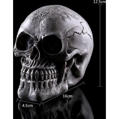 Skull model resin Skull Halloween Trick props trade goods medical mold personalized gift