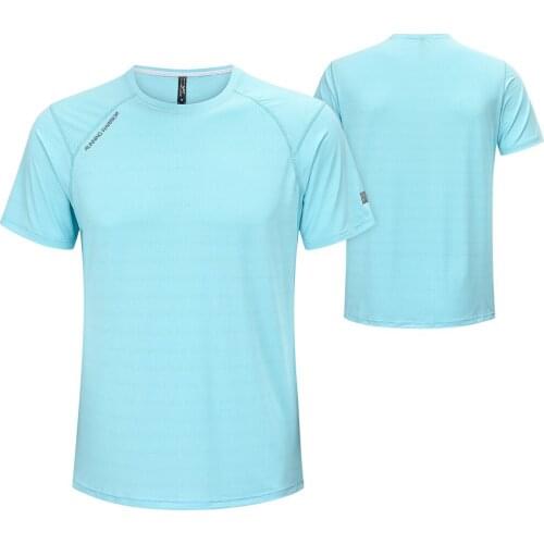 2021 NEWS Running Shirts Mens Jersey Sportswear Mens Running T-Shirts Quick Dry Compression Sport T-Shirts Fitness Gym