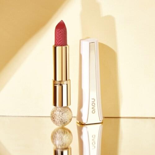 NOVO Velvet Lipstick Matte Non-drying Waterproof Cream Texture Nonstick Cup Small Light Lip Stick Long-lasting Lip Makeup TSLM1