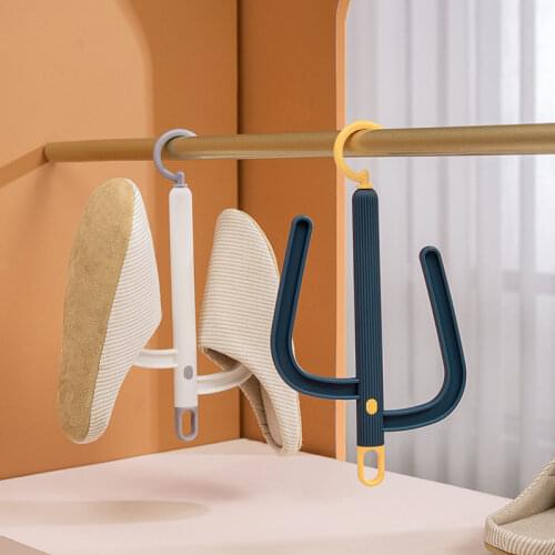 Shoes Drying Hanger Stand For Footware Shoes Organizer Shoes Hanging Rack Multifunction Windproof Shoes Holder Creative Shelf U3