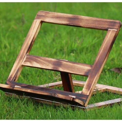 Cookbook Document Bookends Desktop Bracket Out Book Stand Retro Adjustable Reading Rest Holder