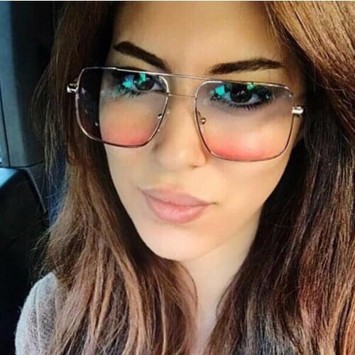 Luxury Square Sunglasses Men Women Shades Metal Frame Vintage Brand Glasses Designer Fashion Female Oculos gafas de sol mujer