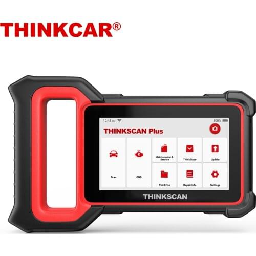 Thinkcar Thinkscan Plus S2 Free Update with 3 System DPF Oil ABS Reset Diagnostic Tools Professional OBD2 Automotive Scanner