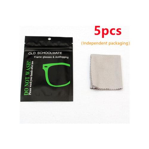 5PCS Reusable Anti-Fog Wipes Glasses Pre-moistened Antifog Lens Cloth Defogger Eyeglass Wipe Prevent Fogging for Glasses