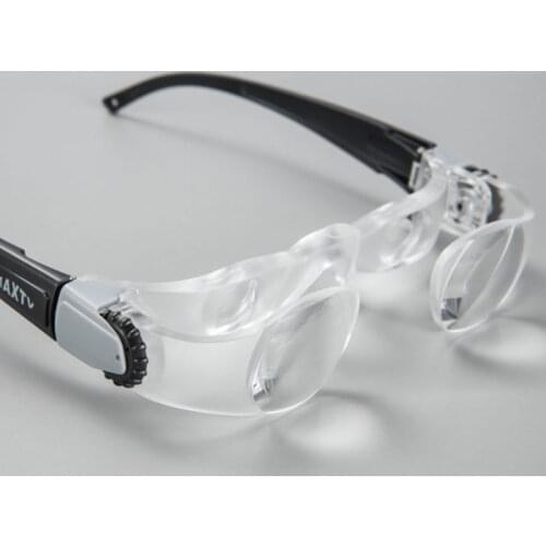 Folding TV Screen Magnifier 3Dpt MaxTV Binocular Glasses Magnifying Glasses for Far-Sighted Presbyopia People