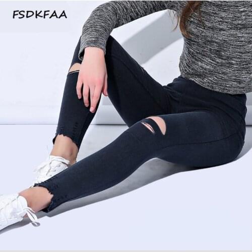 FSDKFAA Womens High Jeans