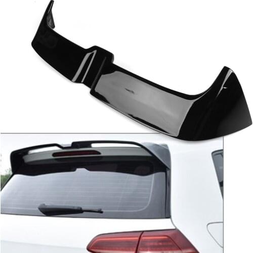Gloss Black ABS Car Rear Roof Spoiler Tail Wing Trim For VW Golf MK7 7.5 GTI 2014 2015 2016 2017 2018 2019 For Volkswagen Golf 7