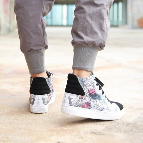IDX Guan yu Chinese heros culture original comfortable graffiti street work shoes woman