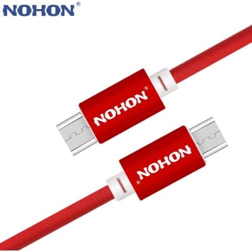 NOHON Micro USB Cable Fast Charging For Samsung Xiaomi Huawei Nokia Android Mobile Phone Fast Charger USB Cables Data Sync Wire
