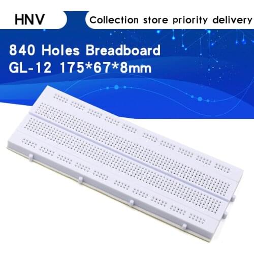 840 holes Breadboard GL-12 175*67*8mm tunnel plates wildcard platrs can be spliced combination