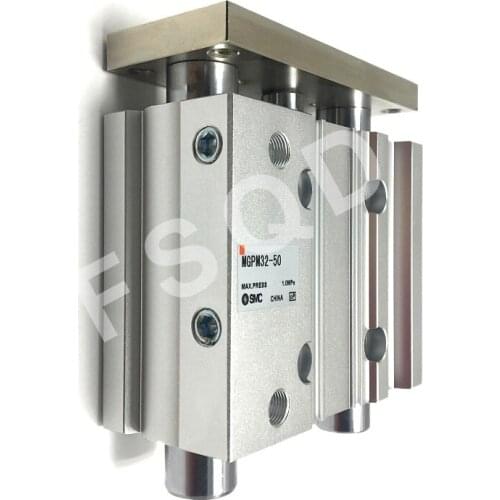 MGPM63-10A,20A,25A,30A,40A,50A,75A MGPM63-10AZ,20AZ,25AZ,30AZ,40AZ,50AZ,75AZ FSQD SMC Pneumatic Air Compact Cylinder MGPM Series