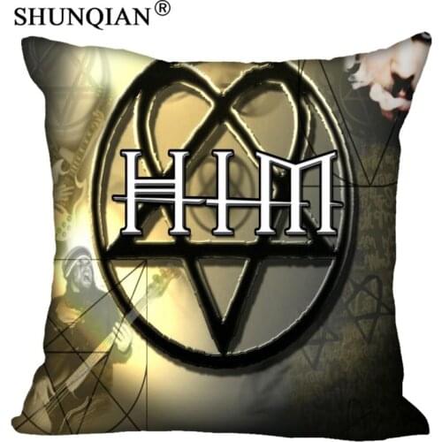 DIY Pillowcases Him Band Personalized Pillowcase Custom Throw Pillow Case Customized Pillow Covers (Two Sides)
